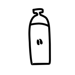 coffee bottle line icon