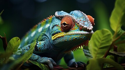Fototapeta premium chameleon 