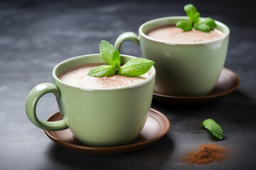 Dual Green Cup Hot Drinks