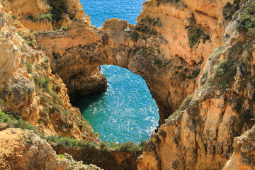 Natural features, cliffs and limestone formations of Ponta da Piedade