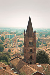 Fototapeta na wymiar panorama of the city of Rivoli