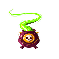 Cauldron Halloween Illustration