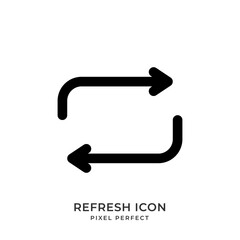 Refresh icon with style line. User interface icon. Vector illustration.