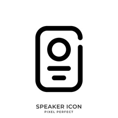 Speaker icon with style line. User interface icon. Vector illustration.