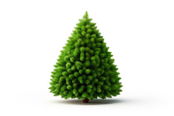 Fototapeta na wymiar Festive Fir: Isolated Christmas Tree