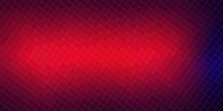 Red polygons abstract backdrop wide wallpaper.