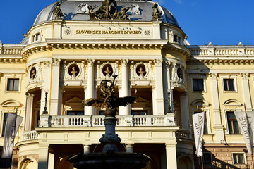 Bratislava, Slovakia - june 25 2023 : picturesque city centre