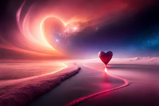 heart in the sky generated ai