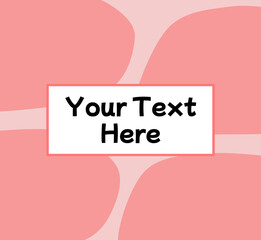 pink text box graphic design icon