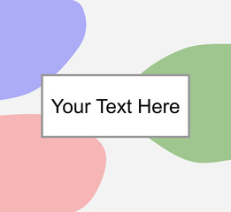 text box graphic colorful abstract