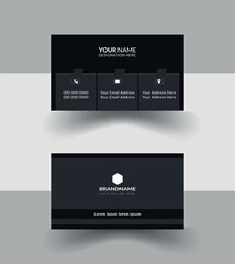 Professional creative business card design.Modern color combination business card.Elegant style mind design for varsetile use.Stylish design for very smart person.Modern well organized design card
