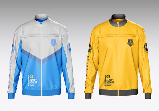 Windbreaker Jacket Mockup