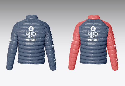 Padded Down Jacket Mockup
