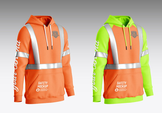 Safety Hoodie Mockup