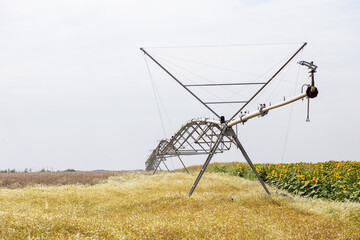Irrigation System ín the field 