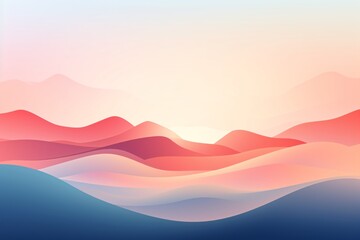 Soft colors graphic wallpaper with waves and abstract design