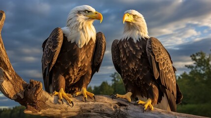Obraz premium bald eagle