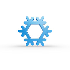 Icy air conditioner Car Dashboard Warning Maintenance Icon Sign. Transparent background