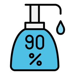 Obraz premium Alcohol gel icon