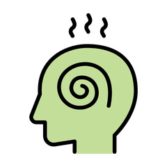 Tired, headache icon