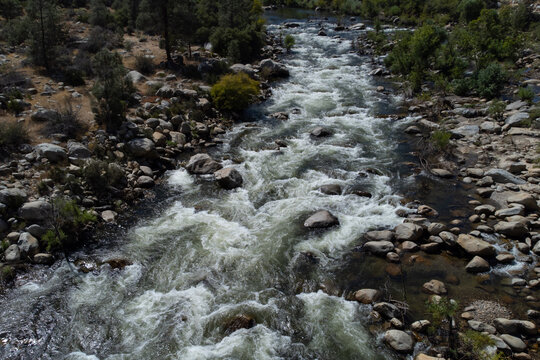 Aerial View of Kern River, Kernsville, California