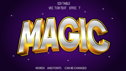 Magic Vector Text Effect