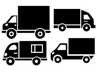 Delivery Car Icon vector art illustration, Car Icon pack illustration