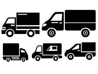 Delivery Car Icon vector art illustration, Car Icon pack illustration