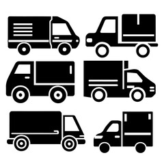 Delivery Car Icon vector art illustration, Car Icon pack illustration