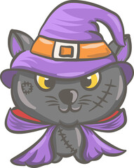 Halloween character cartoon elements