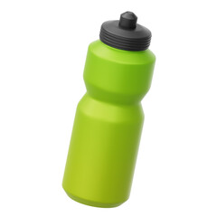 Sport Water Bottle 3D icon Isolate Transparent Background, 3D Rendering illustration