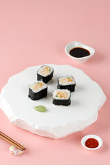 Maki Sushi Roll with Chicken Floss