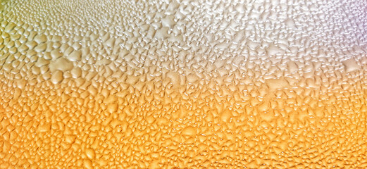 water drops on glass