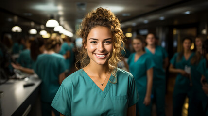 From Student to Practitioner: A Dedicated Female Doctor Gaining Skills during Her Internship