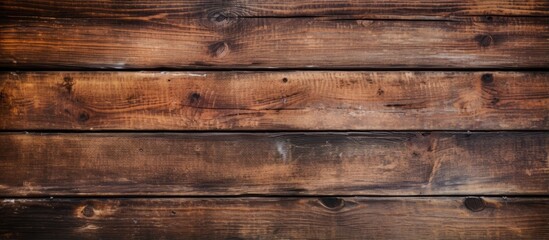 Naklejka premium Aged wooden planks with texture and pattern serve as a background