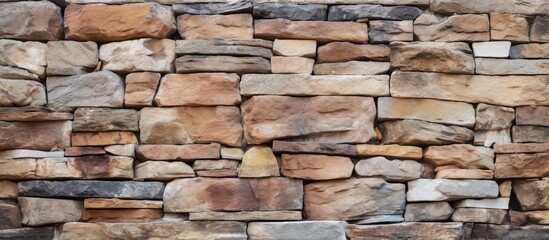 Obraz premium Background texture of a stone wall
