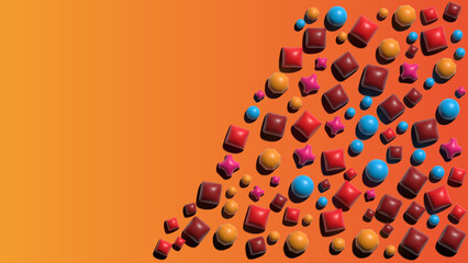 Abstract 3d background.