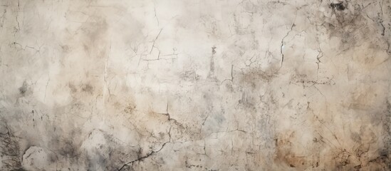 A cracked peeling wall with a grimy vintage texture for backdrop