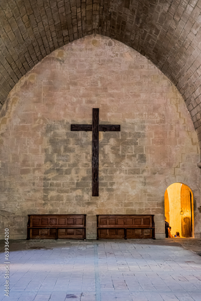 Wall mural Visite de l'Abbaye Notre-Dame-de-Sénanque