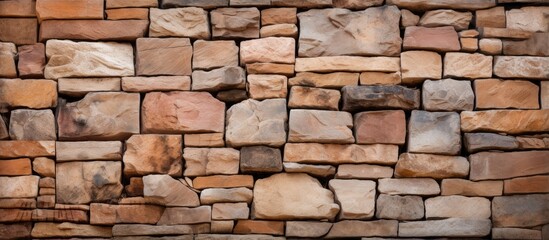 Background of decorative stone wall