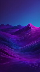Dark purple and blue gradient colors in montain 