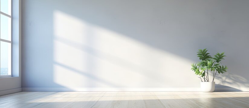 Contemporary and vibrant indoor space in visualization