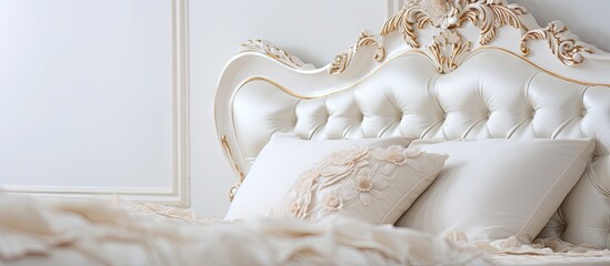 Classic bed detail in bedroom