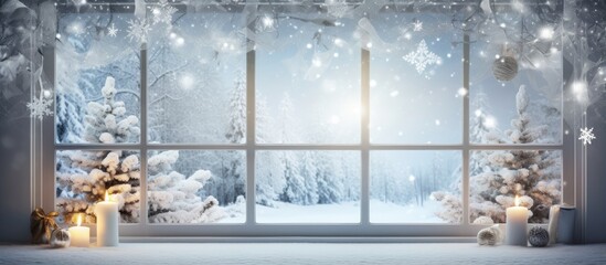 Holiday season in wintertime