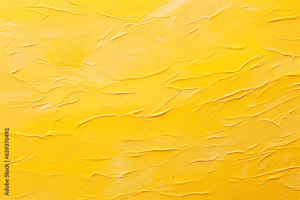 Wall mural Yellow background abstract with Gradient in empty room studio, Yellow empty room studio gradient used for background, yellow background studio with shine use for product shooting. generative ai