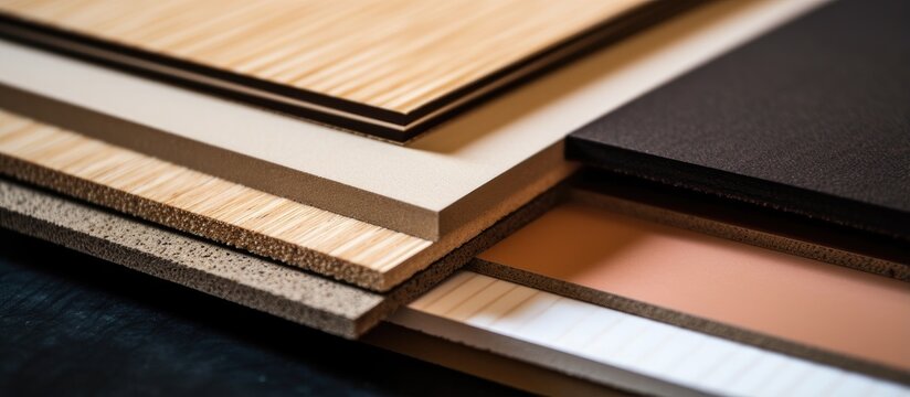 mdf boards in plain and striped patterns