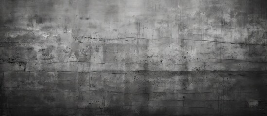 Vignetted texture of an aged cement wall on a black and white background
