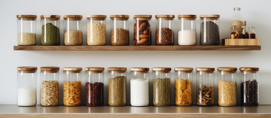 Organizing the kitchen pantry helps declutter counters and store bulk items