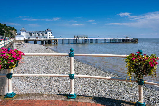 Penarth Pier, on the south Wales coast, near Cardiff, south Wales