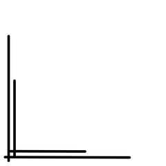 Corner Straight Line Decoration